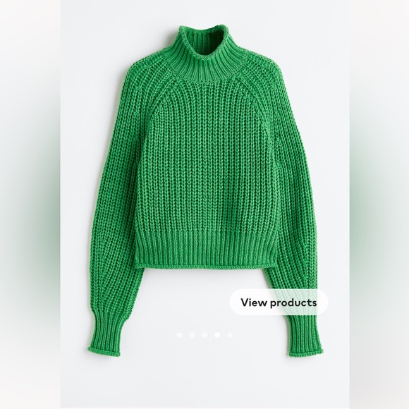 Green Knit Sweater - Picture 1 of 7